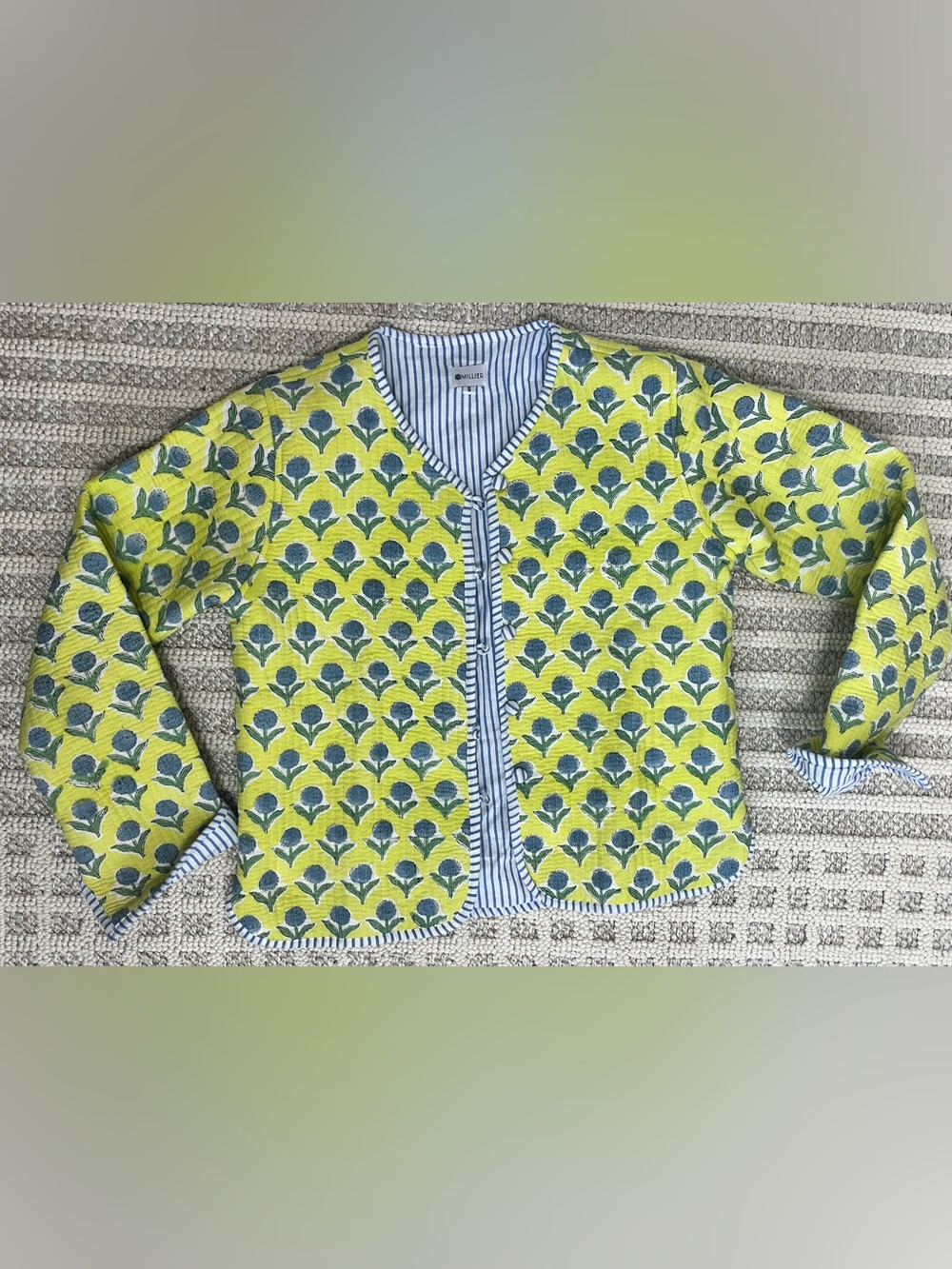 Miller Quilted Cardigan Floral in small